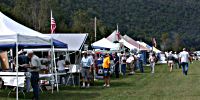 Vendor row late Friday